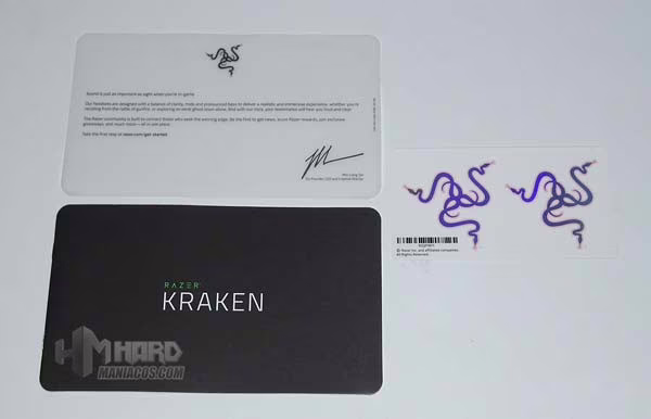 accesorios unboxing Razer Kraken Quartz headset