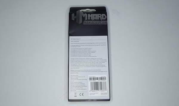 caja por detras Xiaomi mi band 4