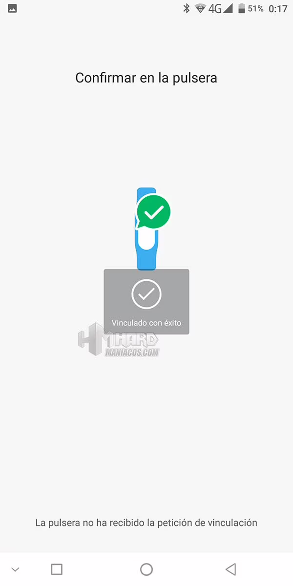 vinculada mi band 4 Bluetooth