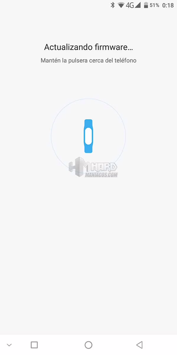 actualizacion software mi band 4