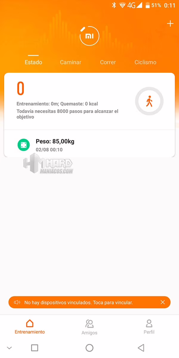 Mi Fit estado