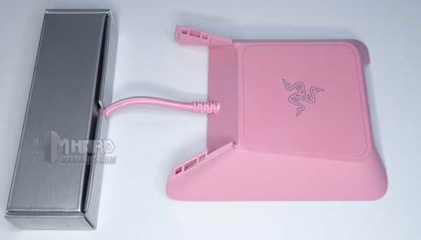 base soporte auriculares Razer Quartz Edition