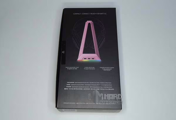 caja por detras Razer Base Station Chroma