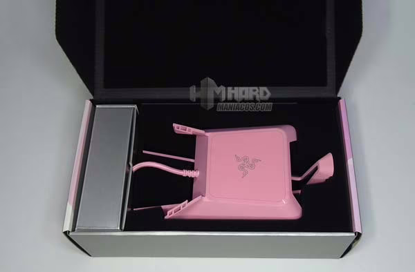 Unboxing caja Razer Base Station Chroma Quartz Edition