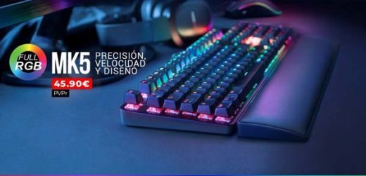 teclado mecanico mk5 de mars gaming