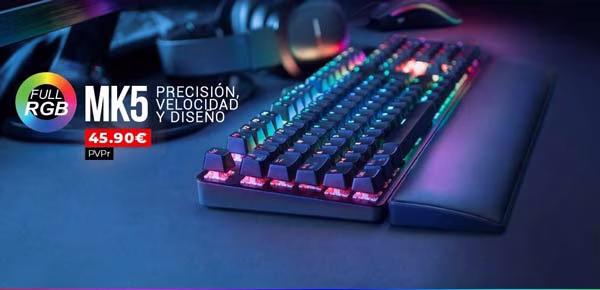 teclado mecanico mk5 de mars gaming