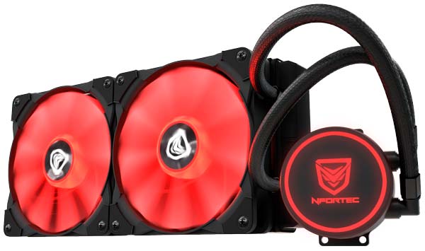 Nfortec Hydrus V2 en rojo