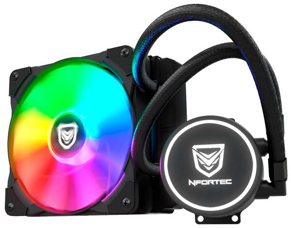 Nfortec Hydrus RGB, un ventilador