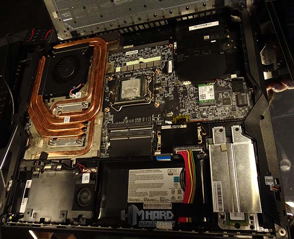 GT76 Titan desmontado procesador i9
