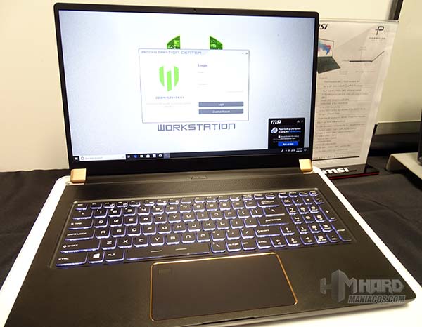 MSI PS63 Modern evento Barcelona