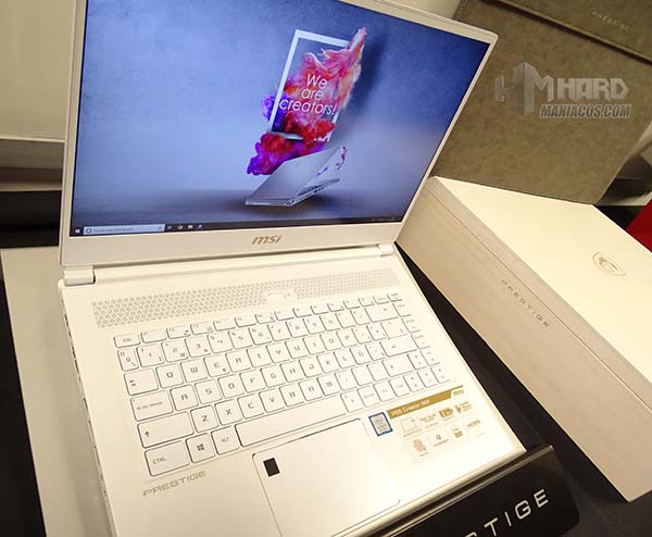 MSI P65 Creator blanco evento MSI Spain