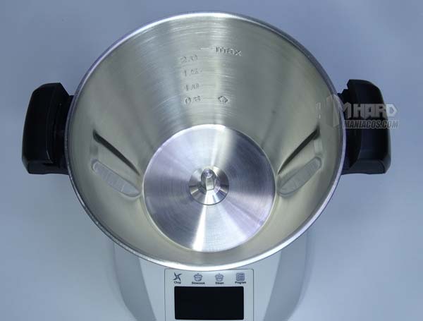 interior vaso ChefBot Compact SteamPro
