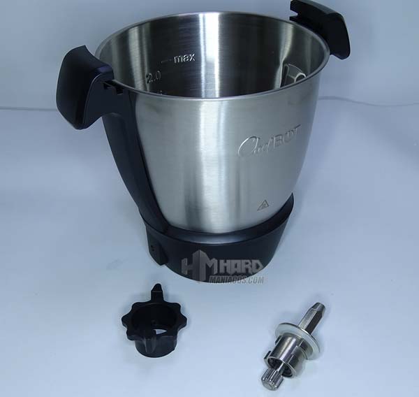 vaso desmonado eje robot cocina chefbot compact