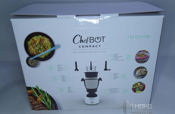 caja por detrás ChefBot Compact