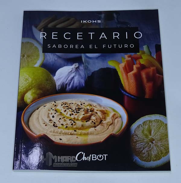 libro recetas Monica Escudero chefbot compact steampro