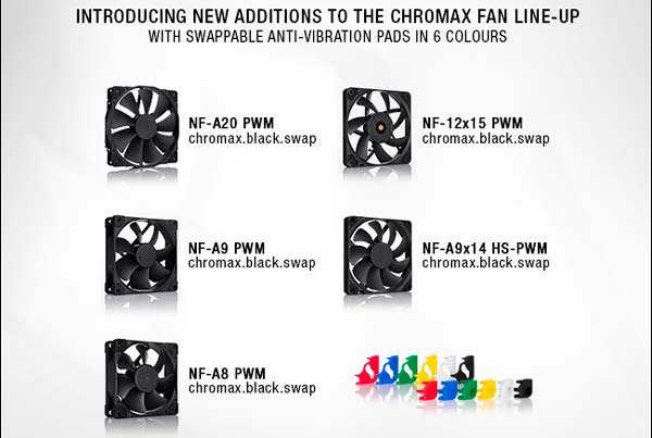 ventiladores Noctua chromax
