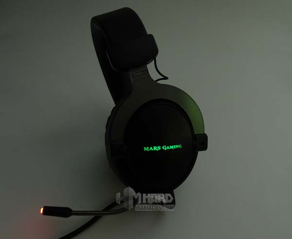 auriculares mars gaming MH4X iluminacion