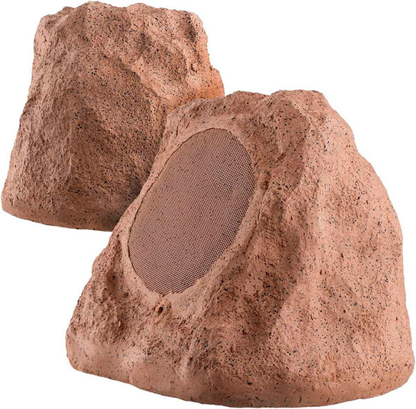 altavoces piedra arenisca realistas 