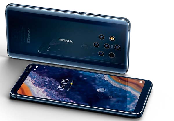 movil con 5 camaras Nokia 9 PureView
