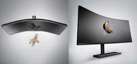 primero monitor con una curvatura 1000R