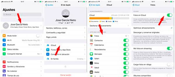 recuperar fotos borradas iCloud iphone