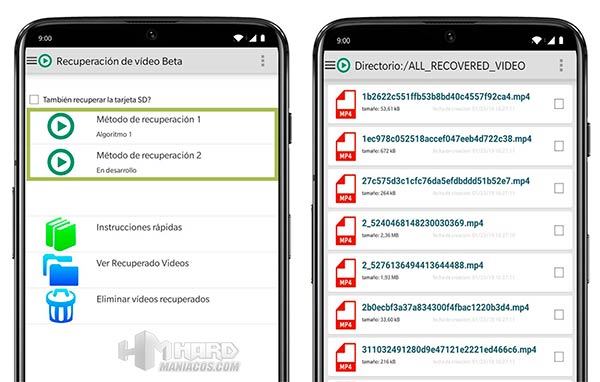 Video Recovery Android