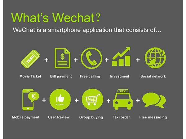servicios WeChat