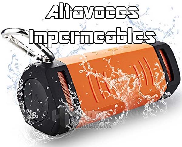 altavoces impermeables