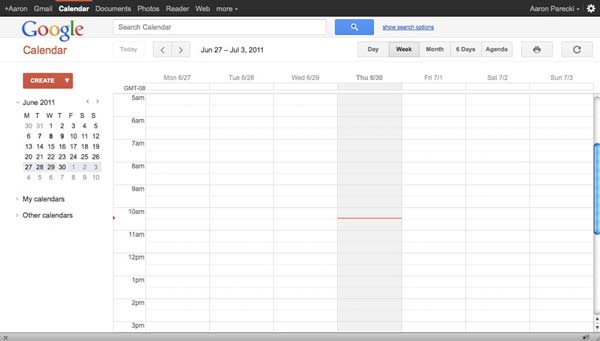 google calendar