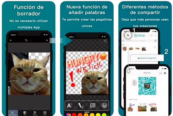 WSTick app crear sictickers whatsapp gratis