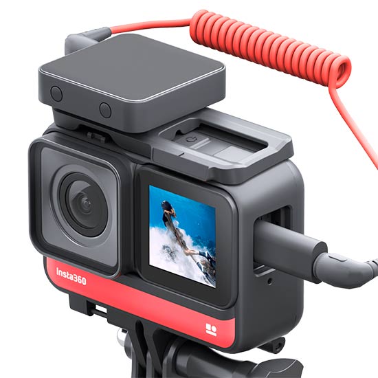 Insta 360 One R microfono