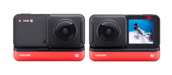 camara Insta360 One R diseño