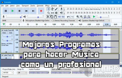 Programas para hacer Música como un profesional