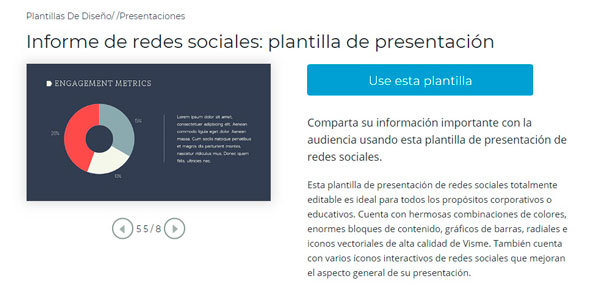 Programas para hacer presentaciones Visme