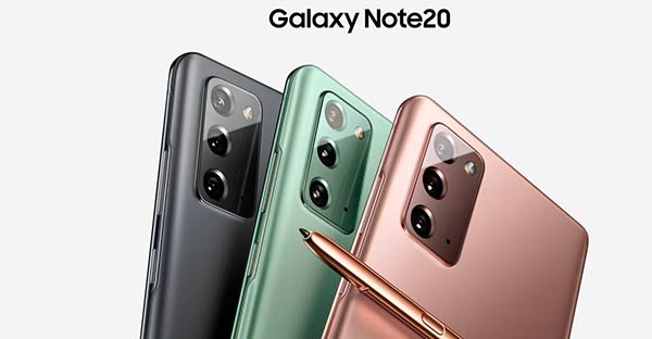 Galaxy Note 20 colores