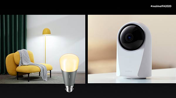 camara vigilancia y bombilla inteligente realme