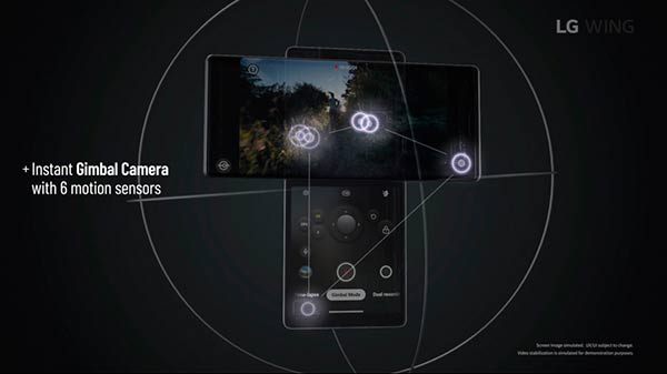 LG Wing Modo Gimbal