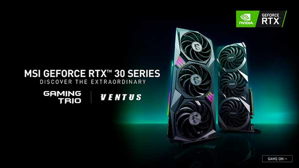 MSI Presenta la primera serie de NVIDIA GeForce RTX 30