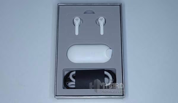 Razer Hammerhead True Wireless Earbuds Mercury en caja unboxing