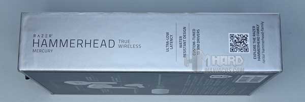 lateral caja Razer Hammerhead True Wireless Earbuds