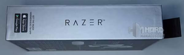 lateral caja Razer Hammerhead True Wireless Earbuds Mercury