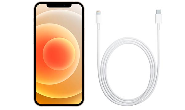 iphone 12 y cable USB Lightning