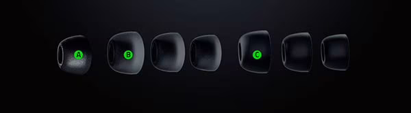 almohadillas earbuds Razer gaming