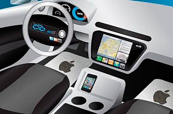 Apple iCar interior