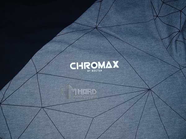 estampacion Chromax en camiseta Noctua NP-T2
