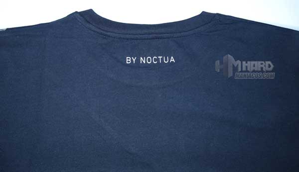 frase lema cuello espalda camiseta Noctua NP-T2