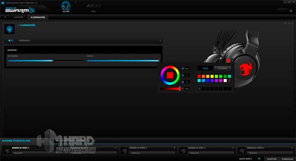 iluminacion parpadeo software Roccat Elo 7.1 Air 