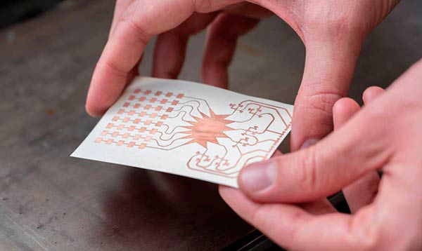 antena que converte WiFi 5G en electricidad flexible e imprimible