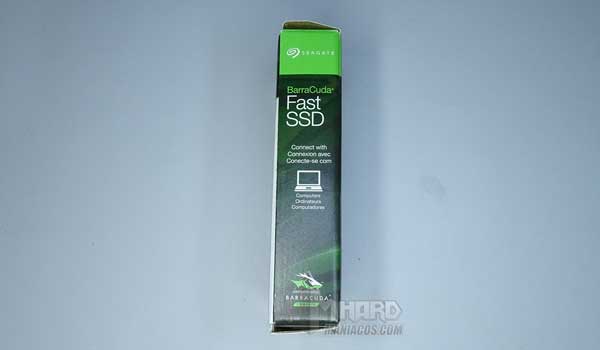 lateral caja SSD Seagate BarraCuda Fast