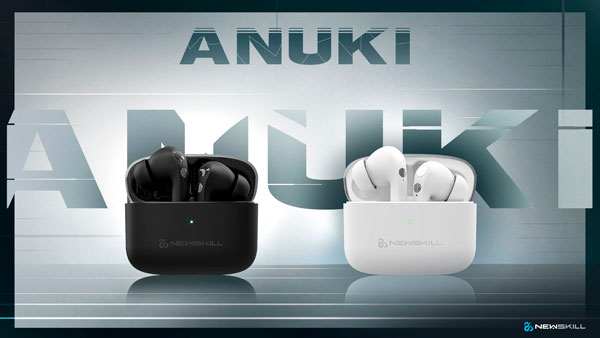 Nuevos auriculares inalámbricos Anuki, de Newskill con cancelación de ruido